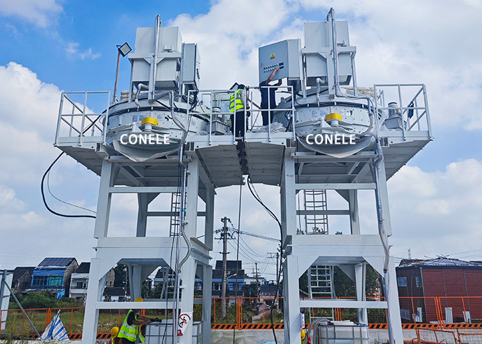 科尼樂(lè)模塊化UHPC快搬式混凝土攪拌站